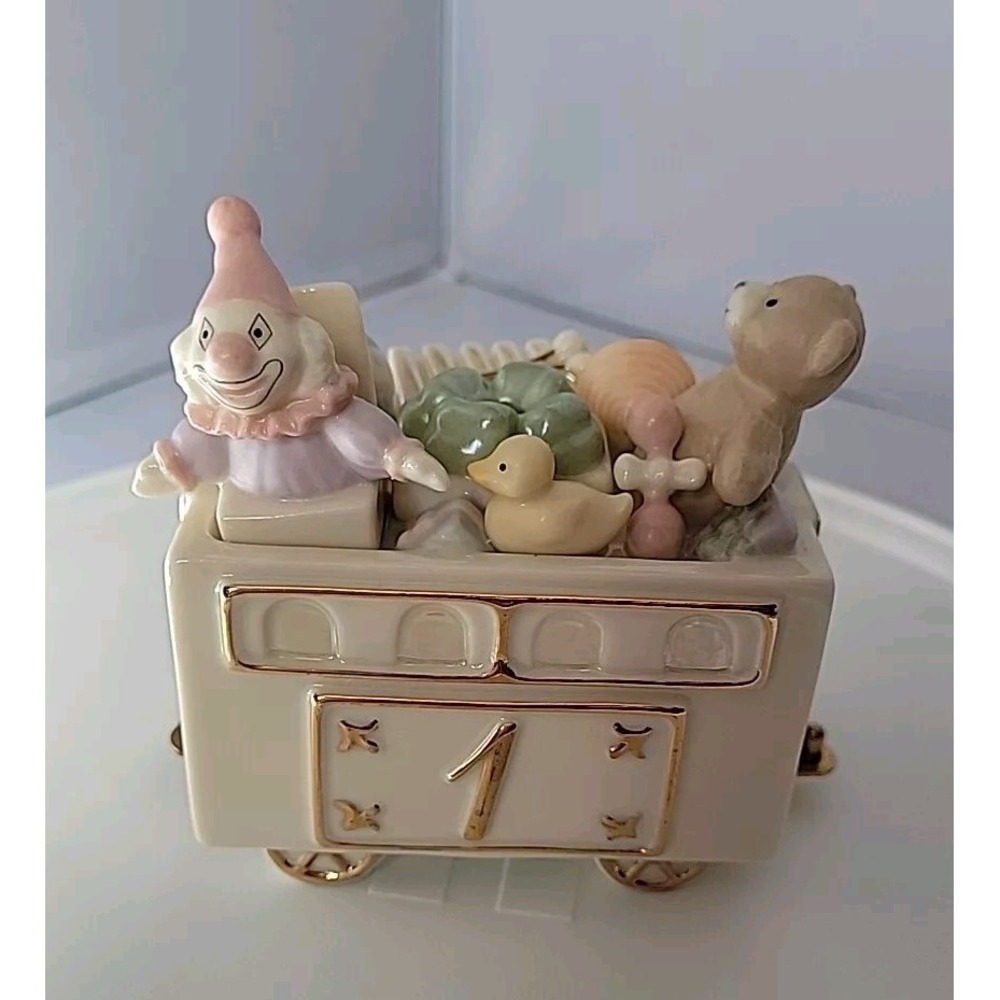 Lenox Fantastic First Birthday Car‎ Birthday Express Porcelain Figurine 6131072